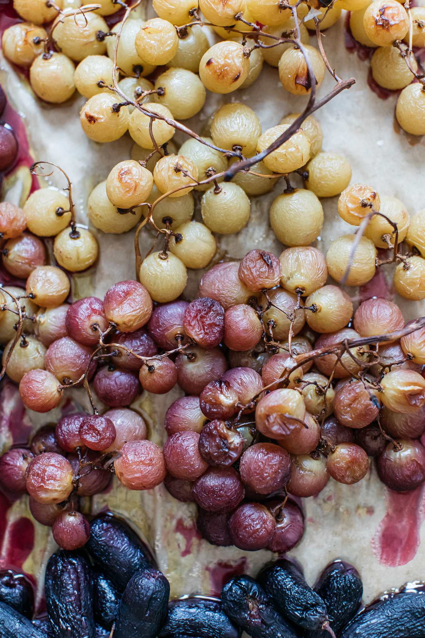 Roasted grapes