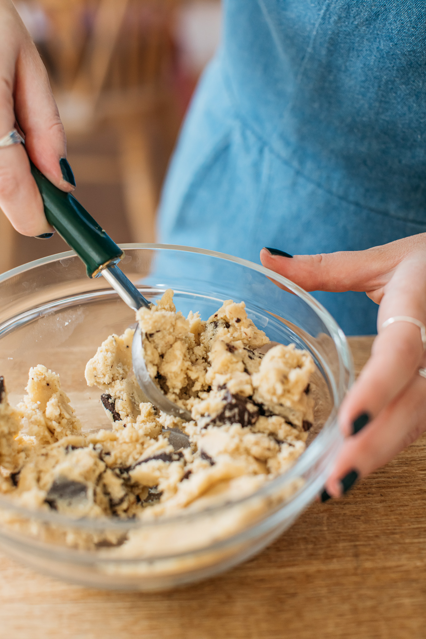 Miso chocolate chip cookie dough