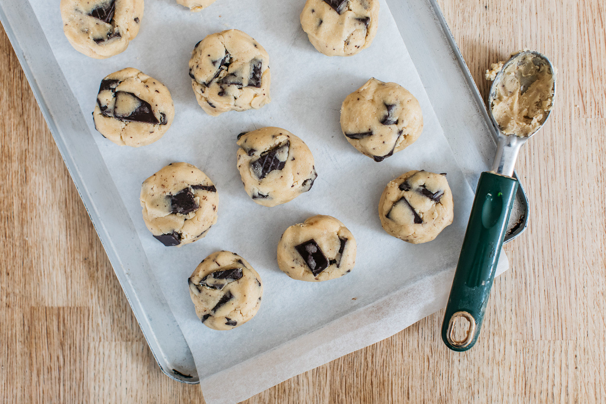 Low FODMAP miso chocolate chip cookies