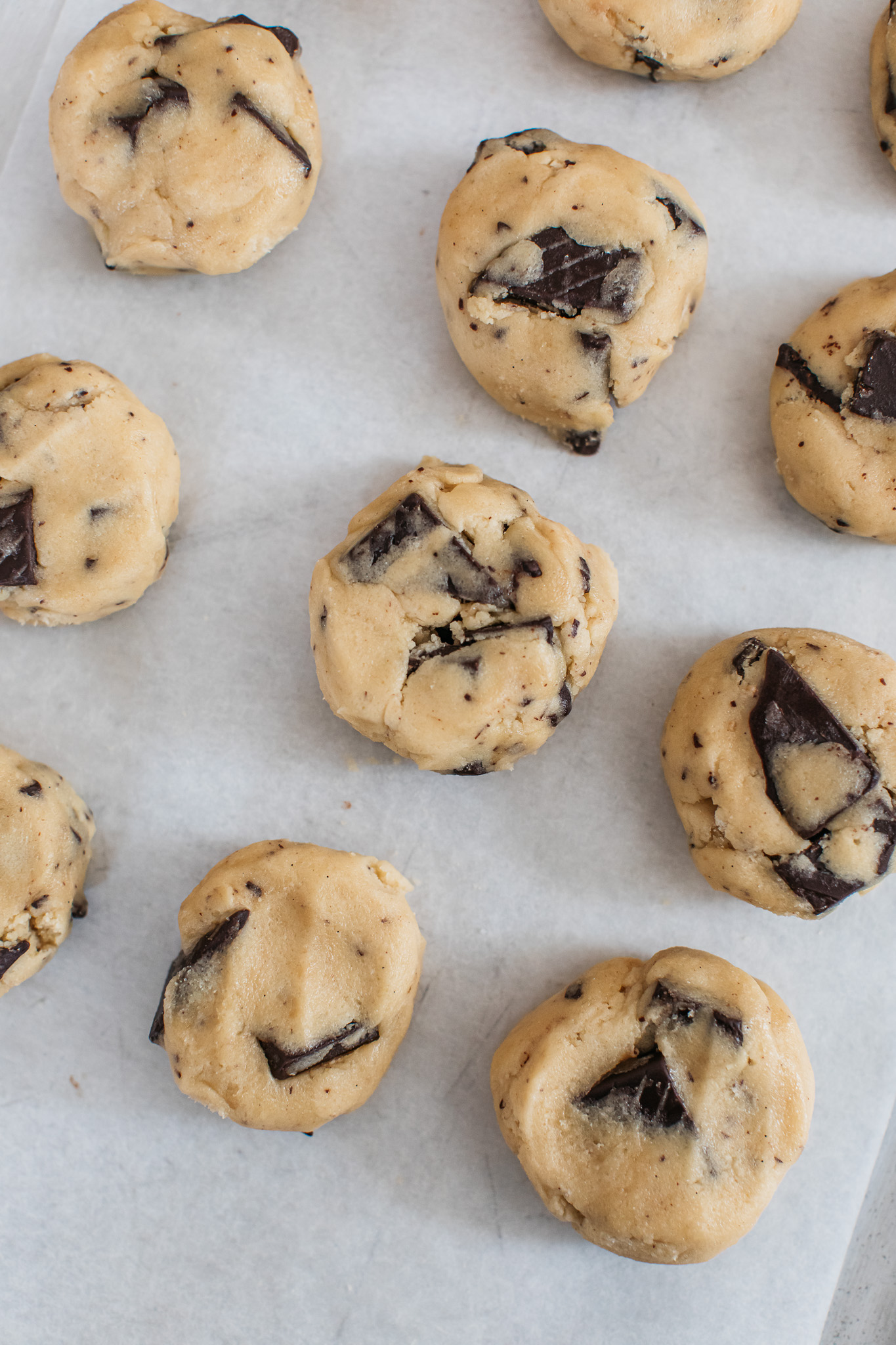 Low FODMAP miso chocolate chip cookie dough