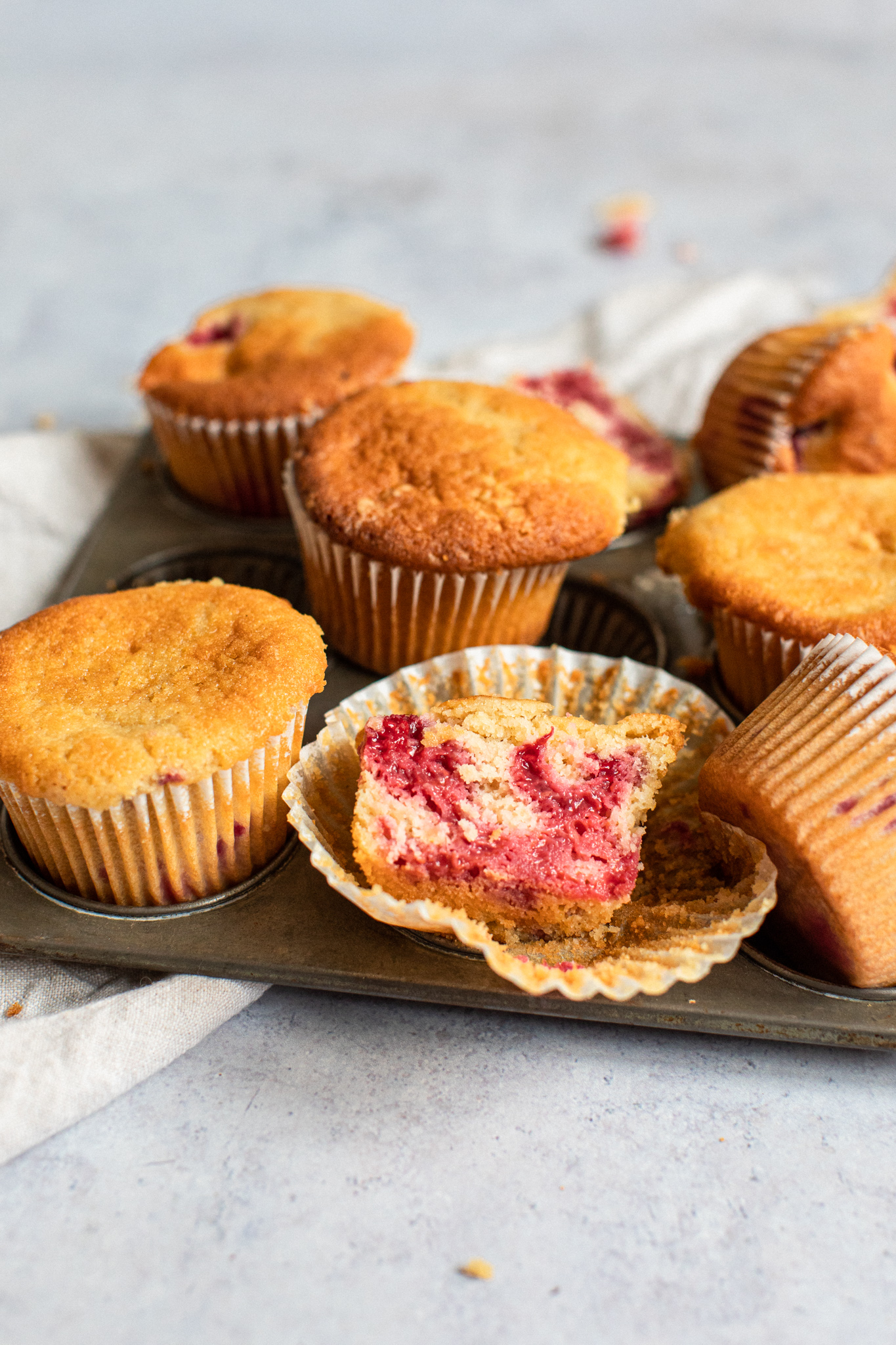Gluten free raspberry muffins