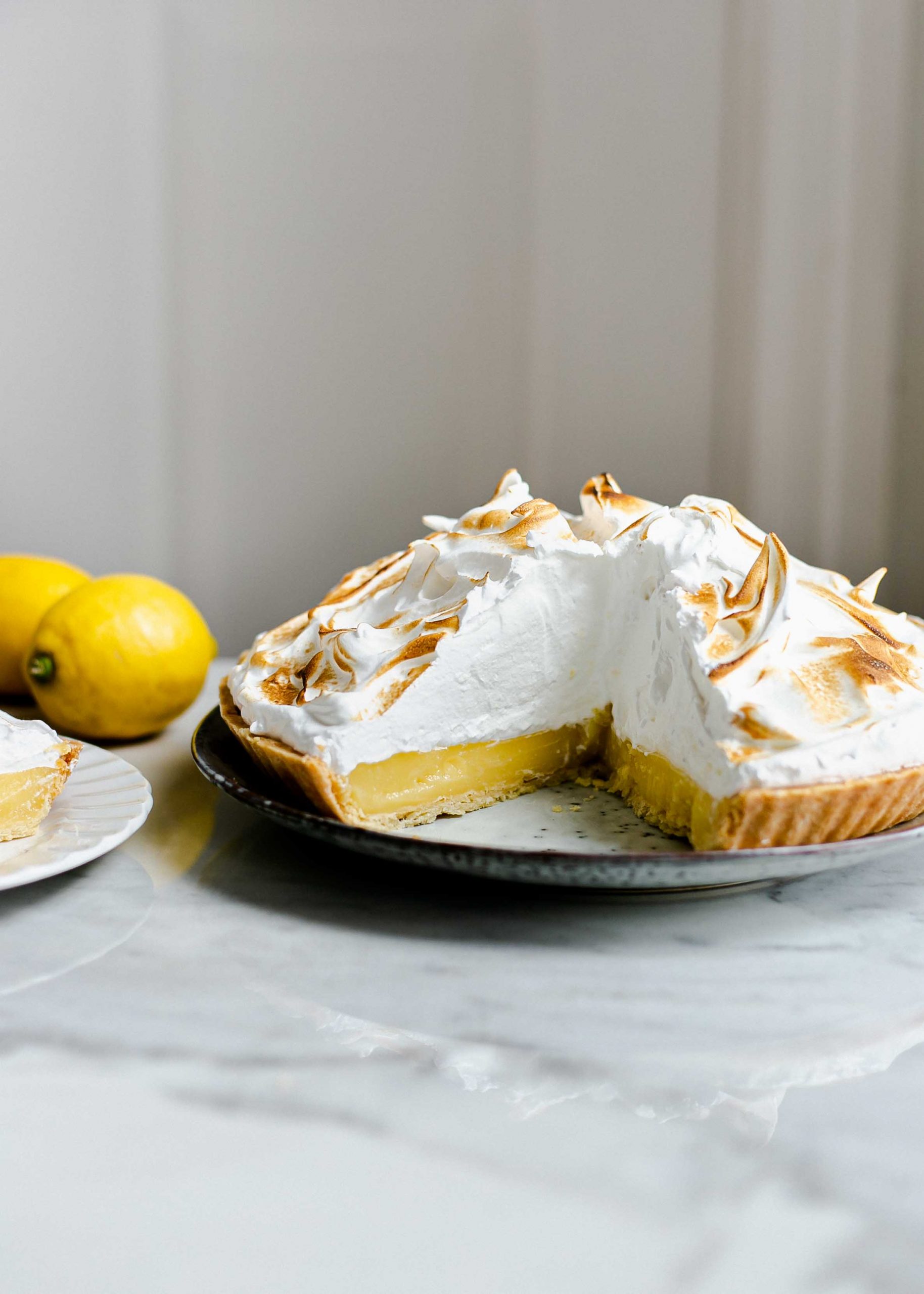 Gluten free and low FODMAP lemon meringue pie